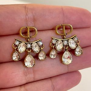 Christian Dior Crystal Earrings